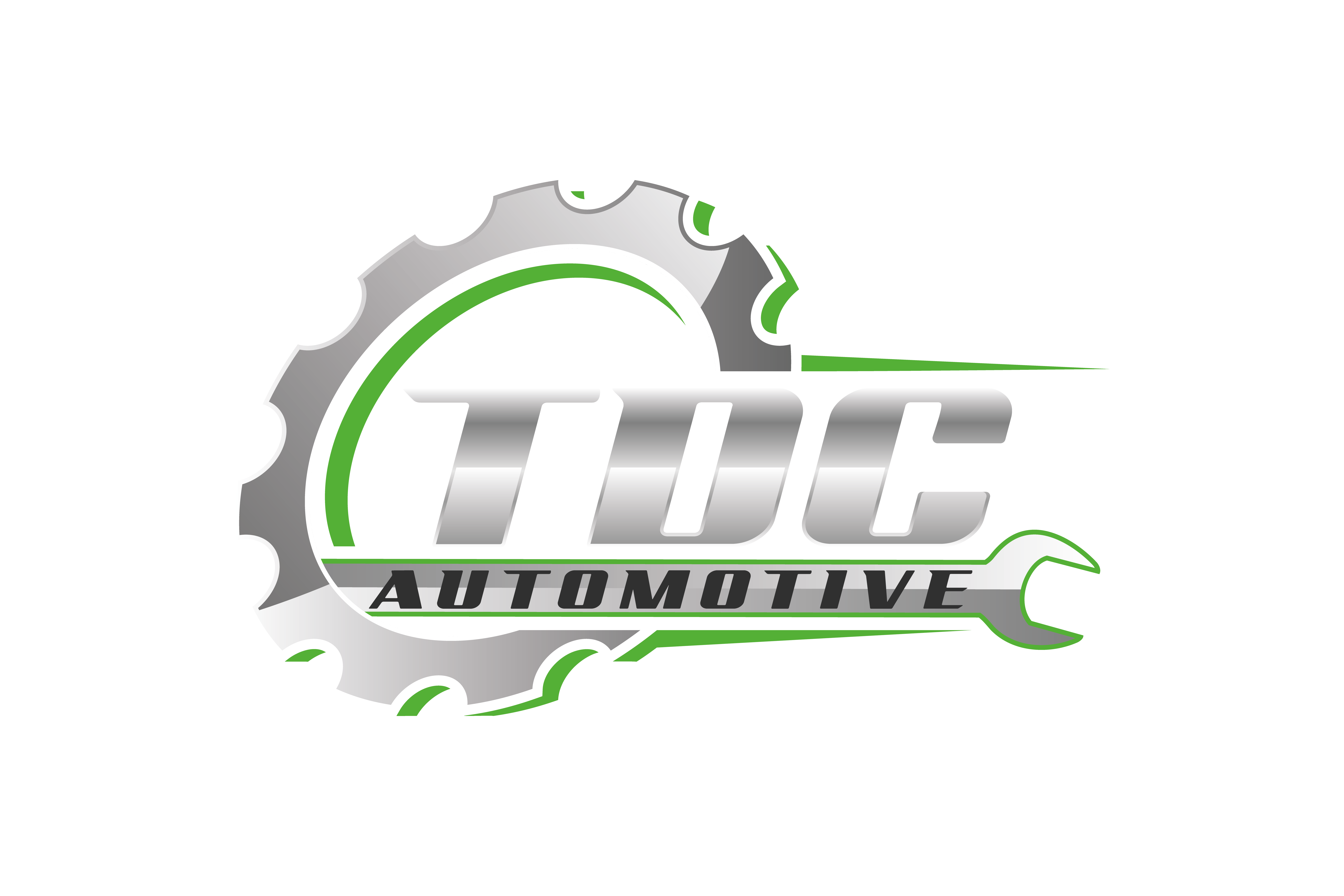 Logo of TDC Automotive featuring a gear and wrench design with green accents. - Duvall Chamber